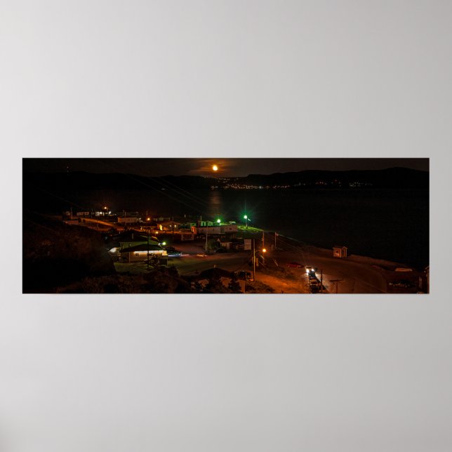 Póster A praia à noite (Frente)