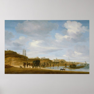 Poster A praia em Egmond-an-Zee
