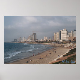 Póster A praia em Tel Aviv