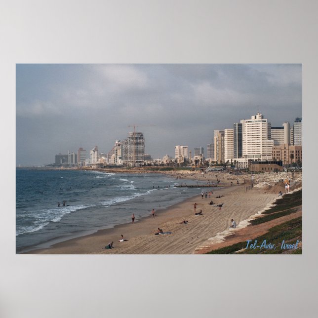 Póster A praia em Tel Aviv (Frente)