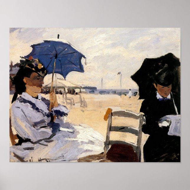 Poster A praia em Trouville (Frente)