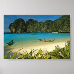 Póster "A praia" Tailândia