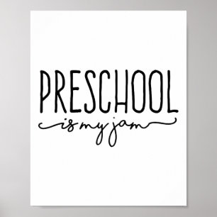 Poster A Pré-Escola Ck Para A Escola É A Minha Rua De Pro