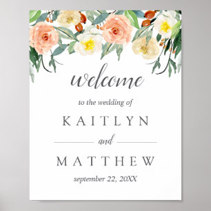 Poster A Primavera Blossoms Wedding Collection Welcome