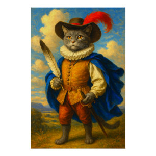 Póster A Primeira Lâmina do Rei Uma Honra de Cat Musket