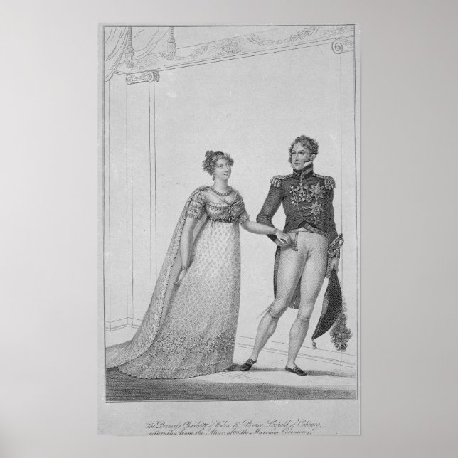 Póster A princesa Charlotte of Wales e Prince (Frente)