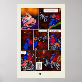 Poster A princesa da banda desenhada de contos Light, pág