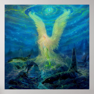 Poster A princesa do anjo da sereia