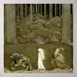 Poster “A Princesa e os Trolls” Aquarela de John B