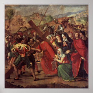 Póster A procissão ao calvário, c.1505