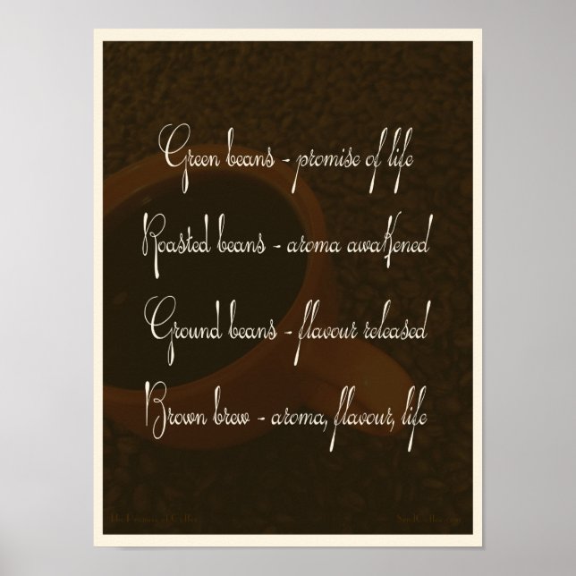 Póster A Promessa do Café - pôster (Frente)