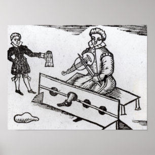 Poster A Purse Snatcher in the Stocks