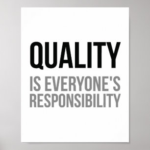 Poster A qualidade é todos responsabilidade
