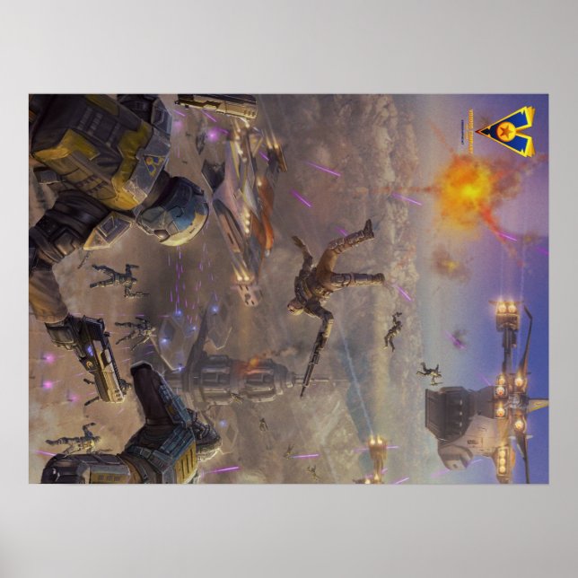 Poster "A Queda" (Frente)