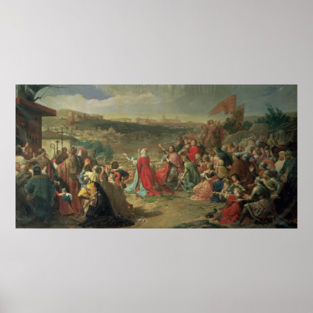 Póster A queda de Granada em 1492, 1890 (Frente)
