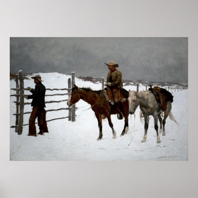 Poster A Queda do Cowboy (Frente)