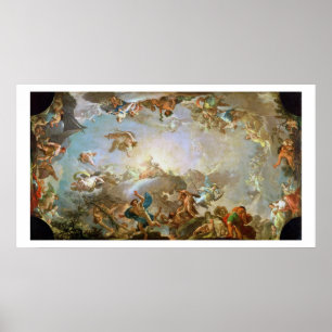 Poster A queda do Giants que besieging Olympus, 1764 (oi
