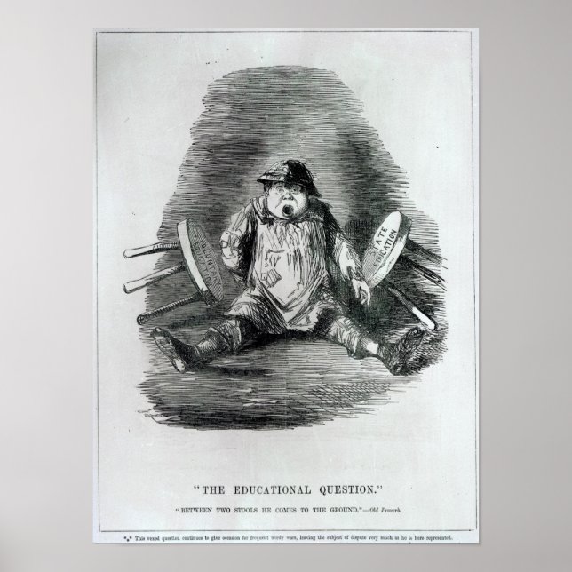 Póster A Questão Educacional" (Frente)