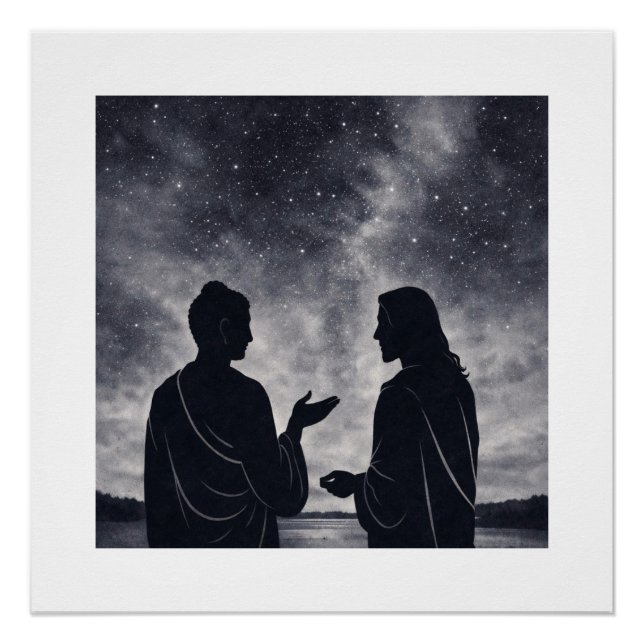 Póster A Quiet Dialogue Under the Stars (Frente)