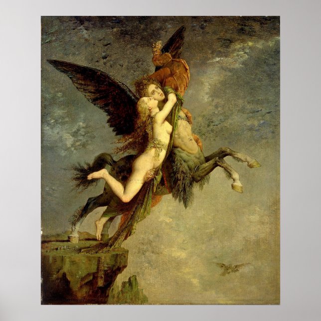 Póster A quimera de Gustave Moreau (Frente)