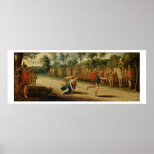 Poster A raça de Atalanta e de Hippomenes (óleo no