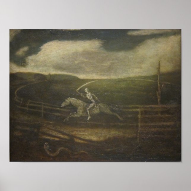 Poster A Raça Ou A Morte Num Cavalo Pálido (Frente)