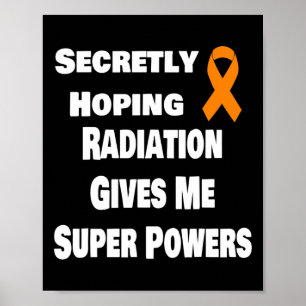 Poster A Radiação Secretamente Hoping Me Dá Um Leu Super 