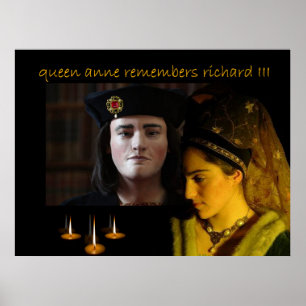 Póster A rainha Anne Neville recorda Richard III