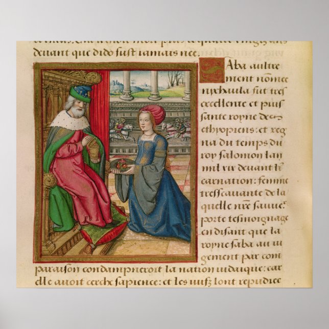 Póster A Rainha de Sheba (Frente)