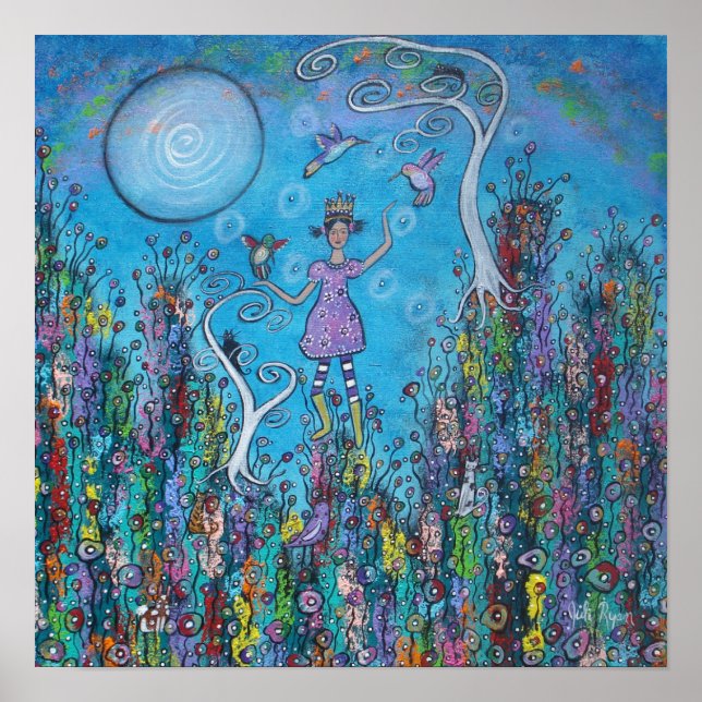 Poster A Rainha do Hummingbird (Frente)