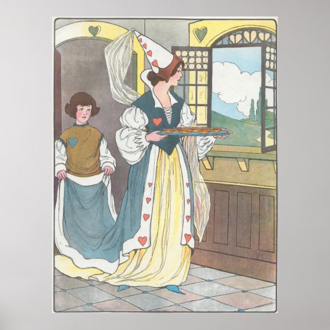 Poster A Rainha dos Corações, ela fez algumas tartes (Frente)