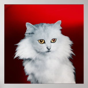 Póster A RAINHA DOS GATOS BRANCOS, Ruby Vermelho