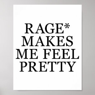 Poster A raiva me faz sentir engraçado Humor sarcástico,