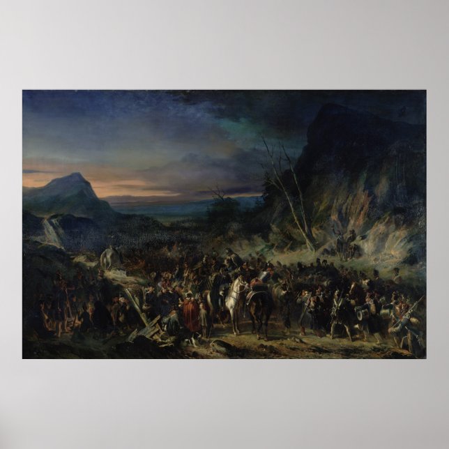 Póster A Ravina, Campanha de 1809, 1843 (Frente)