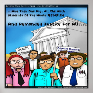 Póster A rebelião do Geek de Matemática do Excelente