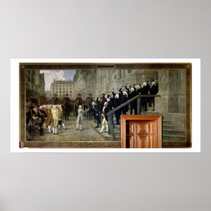 Poster A recepção de Louis XVI no hotel de Ville b