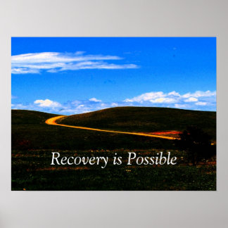 Póster A recuperação é possível por poster/Motivação