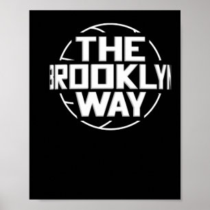 Poster A Rede de Basquete da Maneira do Brooklyn 