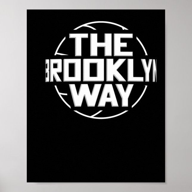 Poster A Rede de Basquete da Maneira do Brooklyn  (Frente)