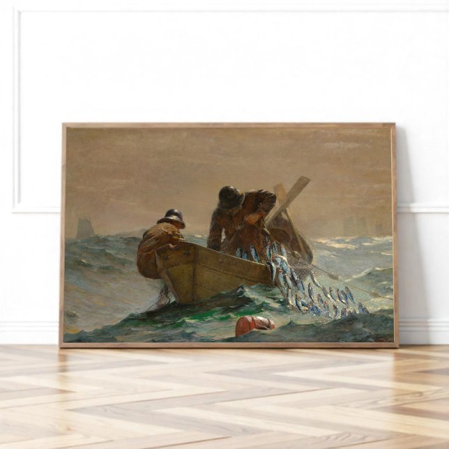 Poster A Rede Herring, Winslow Homer (Criador carregado)