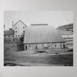 Póster A redução da palha trabalha a fotografia
