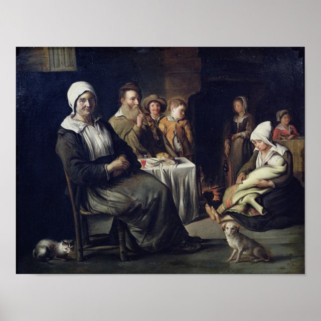 Póster A Refeição Da Família (Frente)