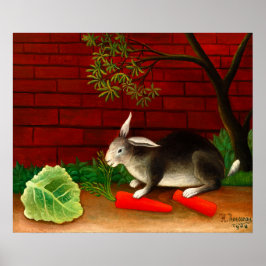 Poster A Refeição do Coelho por Henri Rousseau