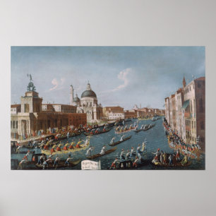Póster A regata das mulheres no canal grande, Veneza