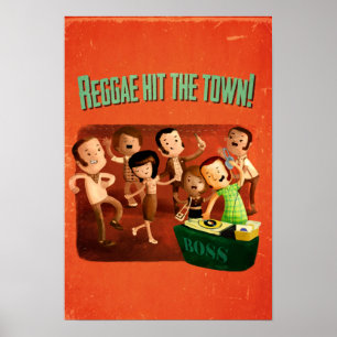 Póster A reggae bateu a cidade!