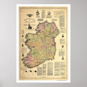 Poster A regra Home de Ireland pelo equilíbrio 1893