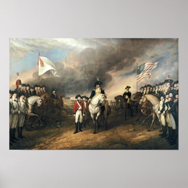 Póster A rendição de Lorde Cornwallis (Frente)