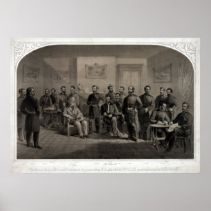 Poster A rendição do general Lee Litografia
