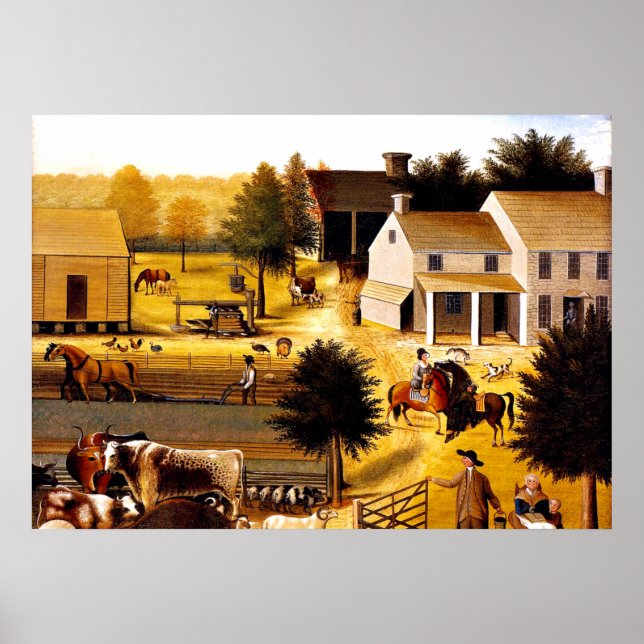 Póster A Residência de David Twining - Edward Hicks (Frente)