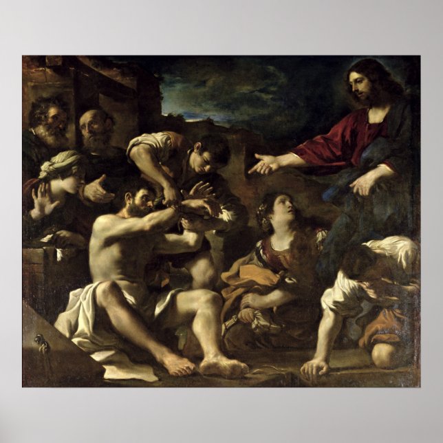 Poster A ressurreição de Lazarus, c.1619 (Frente)